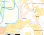 Map commune FR insee code 84092